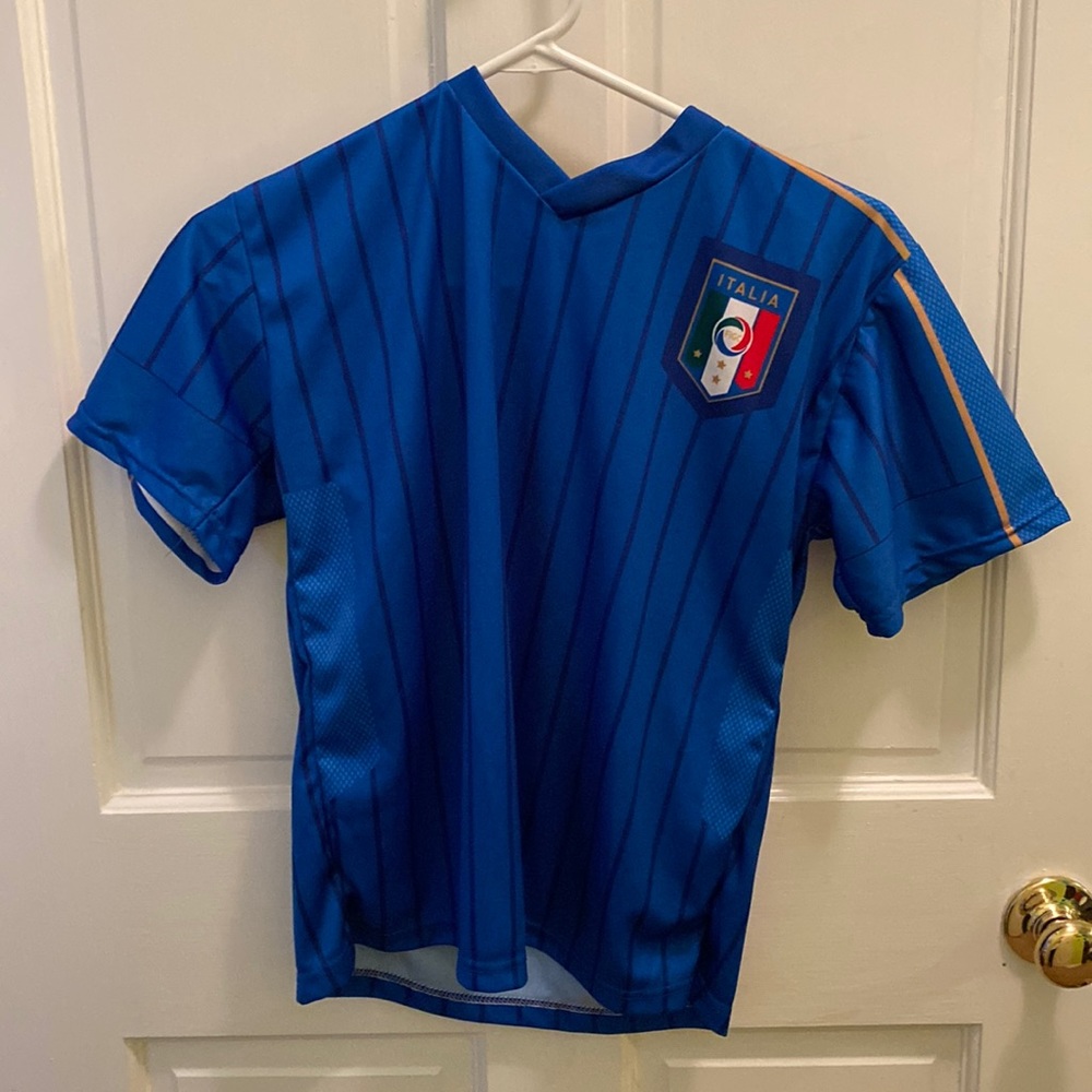 Italy futbol team jersey